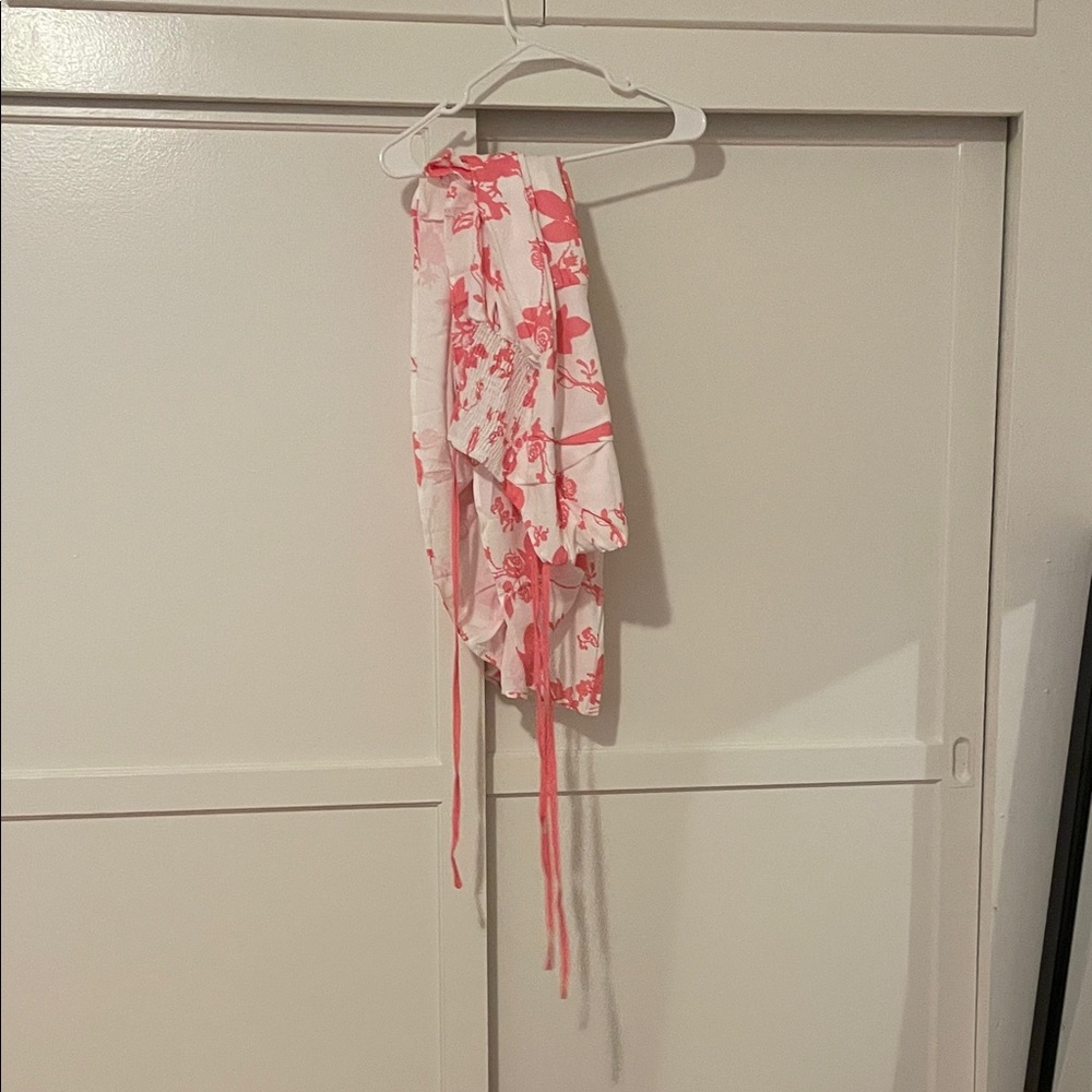 Pink Floral Skirt